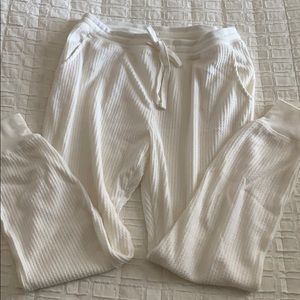 White Jogger PJs